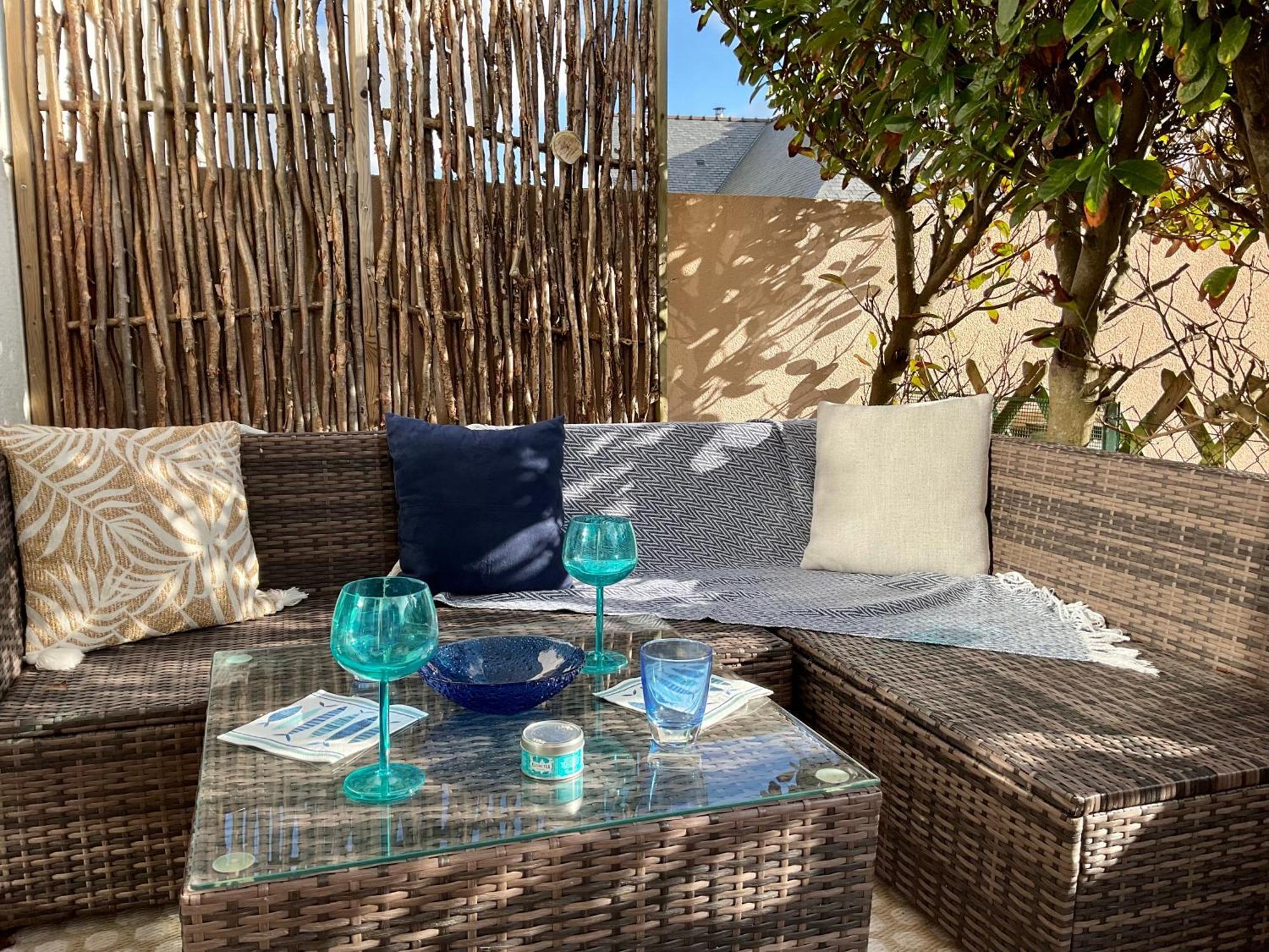 Le Nid Douillet, Studio Avec Terrasse Et Parking A 400M Des Plages Larmor-Plage Eksteriør bilde